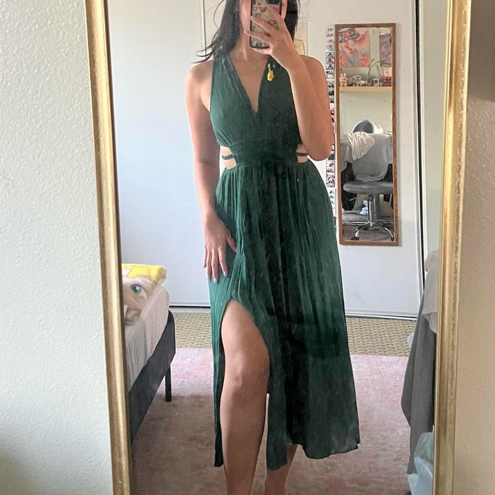 Forest Green Maxi Dress